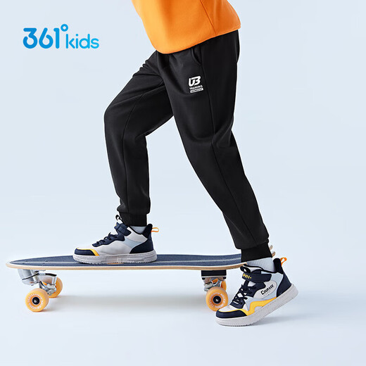 361 Children's clothing children's pants 25 winter knitted trousers for boys and girls 3-14 years old plus velvet classic black 150