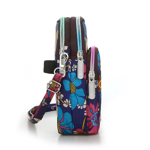 Shantou Lincun running mobile phone arm bag for men and women running fitness arm bag casual wrist bag mobile phone bag sports mobile phone arm bag for women blue flower