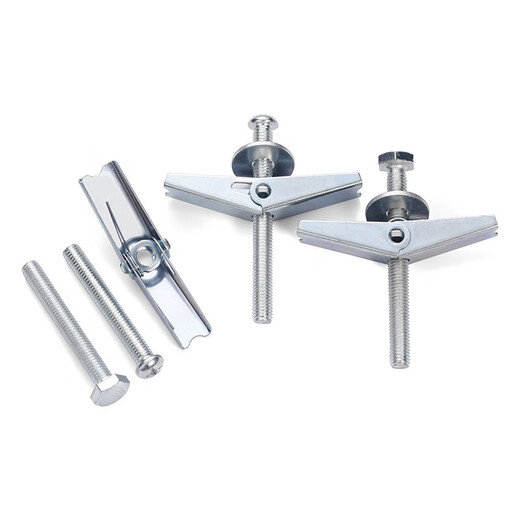 Jinggong (JINGGONG) SZ iron aircraft expansion screw hollow brick wall gypsum board orchid clip umbrella type gecko plug M4M5M6M8-M12 aircraft card M8 (10 pieces)