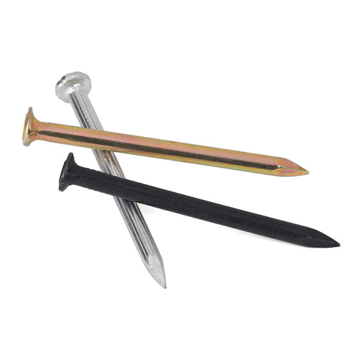 Jinggong Cement Nails Steel Nails Cement Wall Nails Brick Wall Nails Concrete Nails Special Steel Nails High Strength Iron Nails 25mm Black (A box of 400g, about 399 pieces)