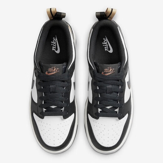 耐克（NIKE）篮球鞋女鞋 AirJordanaj1板鞋春季低帮透气休闲轻便运动鞋 潮品 DH9764-001黑白 小熊猫 36.5