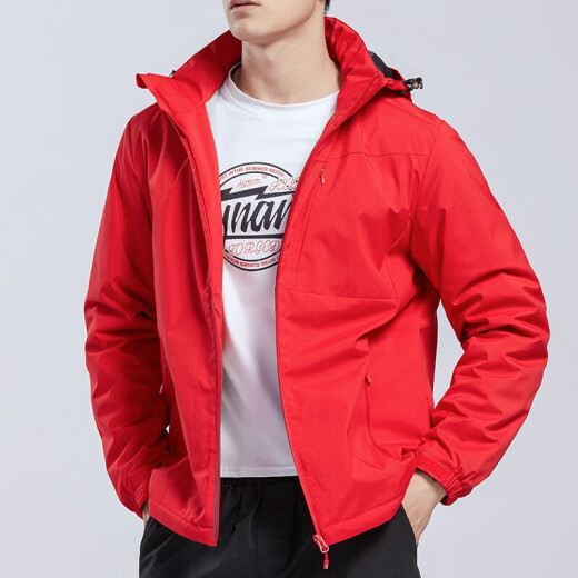 Woodpecker (Tucano) Plus Chaqueta integrada de terciopelo para mujeres y hombres con una sola capa de otoño e invierno chaqueta de montañismo
