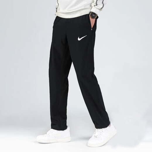耐克（NIKE）男装冬季新款运动裤直筒卫裤加厚长裤舒适保暖休闲裤 DM6627-010 S