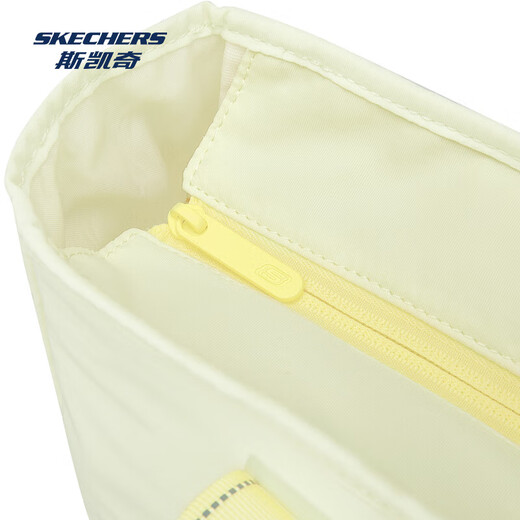 斯凯奇（Skechers）男女单肩包优质防泼水休闲瑜伽运动包时尚百搭斜挎包 嫩黄色/04FS 均码