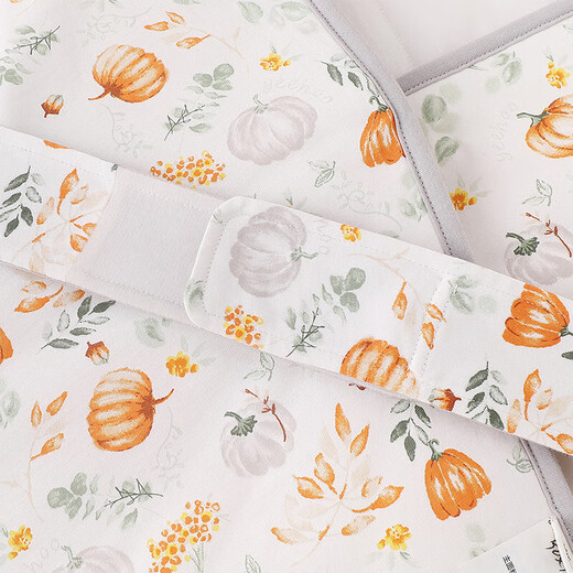 YEEHOO baby sleeping bag quilt newborn baby quilt 7A antibacterial newborn baby quilt warm, jump-proof, windproof and breathable Camellia Pumpkin-Four Seasons Recommended 18-22 90x90cm