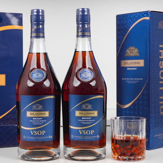 
Tiloss Wine VSOP Brandy 1L Pack French Original Bottle Original Imported Wine 40 Degree Gift 1L 6 Bottles Whole Box