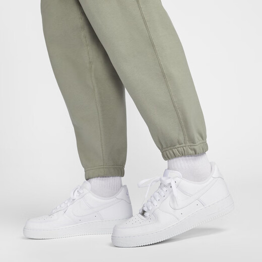 Nike (Nike) Offizielle Herren -Plus -Samthose Lose Casual Stickerei Personalisiert weiche DX1365 320 Hellgrün grau/weiß xs