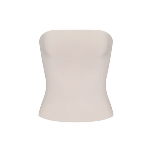 SKIMS tube top, women's solid color cotton plain soft, breathable, sexy, versatile bottoming support, Kardashian style CJ STONE XL