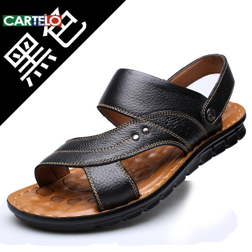 Cartelo 2025 Sommersandalen Herren echte Leder weicher Sohle neu atmungsaktiv