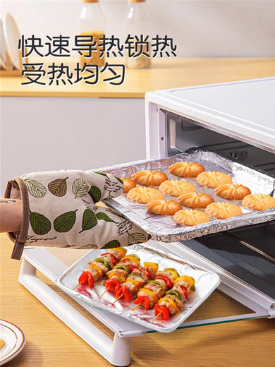 Feiyiya barbecue tin foil thickened baking barbecue special tin foil oil paper oven household commercial aluminum foil tin foil 30 cm wide * 10 microns thick * 60 meters