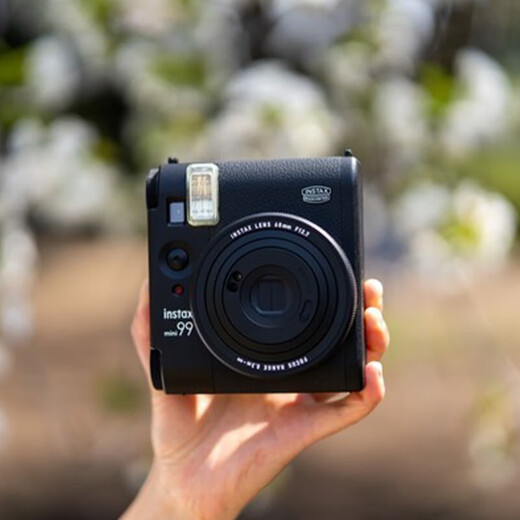 Fuji (FUJIFILM) instax mini99 one-time imaging instant camera black package 2 (official standard + 20 pieces of photo paper)