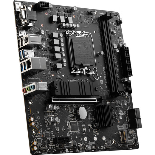 英特尔（Intel）14代酷睿CPU 微星B760主板 主板CPU套装 板u套装 微星PRO B760M-G D4 i3-14100F 盒装