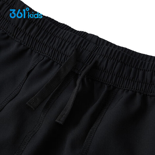 361 children's clothing children's trousers 2025 summer boys and girls 3-14 years old breathable air conditioning pants black 160

