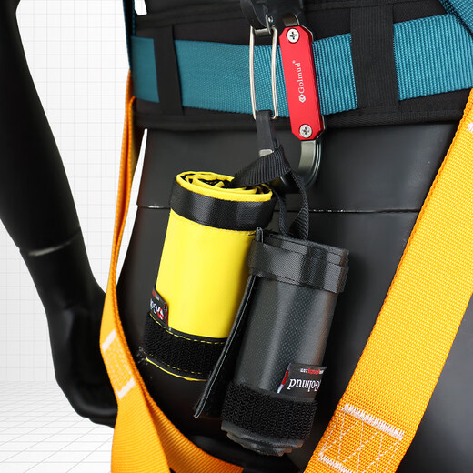 Cubierta de cuerda resistente al desgaste de doble cuerda Golm GM9226 AUTERENCIA DE MONTAÑA ANTERIOR Y AYURA PROTECCIÓN DE PROTECCIÓN DE CERCEPACIÓN EQUIPO CORTA DOBLE NEGRO-50 CM