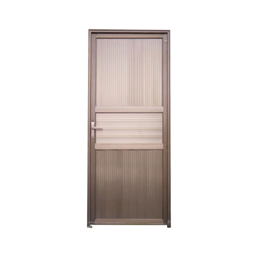 勤凯铝合金门单门房间门出租屋门卫生间门洗手间门浴室门厕所门阳台门 香槟色 含门框尺寸宽79cm*高180cm