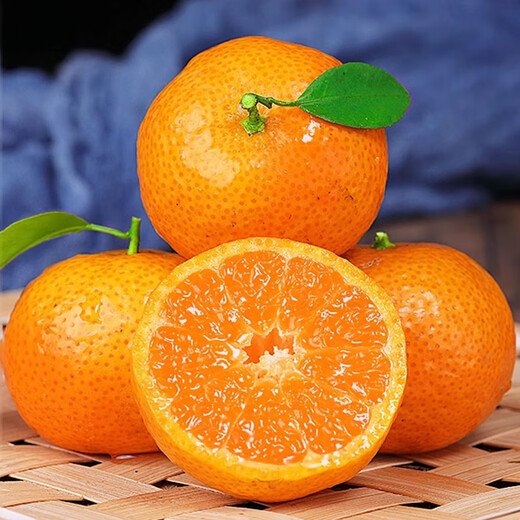 京觅 广西砂糖橘净重4斤 单果35-60mm 精品果沙糖桔 源头直发包邮