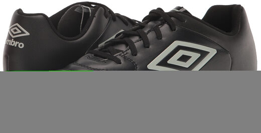 Umbro Men's Football Turf Training Shoes Low-top Breathable Sports Shoes Black/Grey 11.5