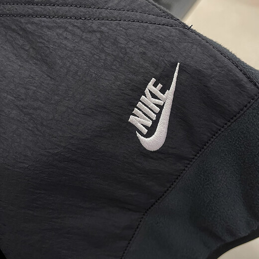 耐克（NIKE） 卫衣外套男士2024春秋季运动服保暖摇粒绒圆领套头衫 DD4855-010黑色 2XL