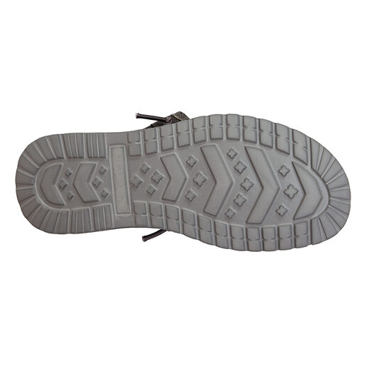 Deer Stags boys' casual sneakers, lightweight and comfortable elastic laces, canvas fabric Grey/Orange 11 Little Kid