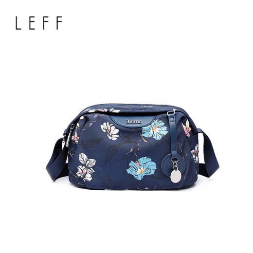 LEIF Bolso de hombro de LEIF de mujer Bolsa doble impresa en forma de doble lienzo