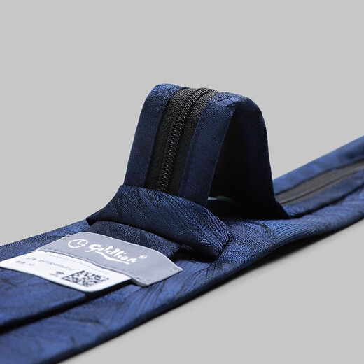 Jinlilai Men's Chinese Style Retro Bamboo Jacquard Blue Business Casual Tie Vêtements formels pour hommes 大类 -55P2