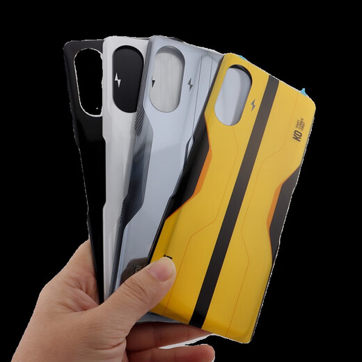Adaptiert an das ursprüngliche Redmi K40 -Spiel erweiterte Version Mobiltelefon zurück -Cover Schatten Bruce Lee Special Edition Gla Heckschale Silberflügel