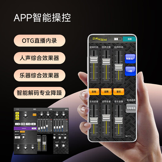 Aiwegruen electric guitar speaker G4 guitar playing and singing special speaker outdoor charging portable bluetooth electric wind instrument G4 speaker + gift