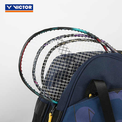 
VICTOR Victor 2024 World Tour commemorative product badminton bag large capacity rectangular racket bag shoulder bag BR6219 J Cuckoo purple rectangular bag
