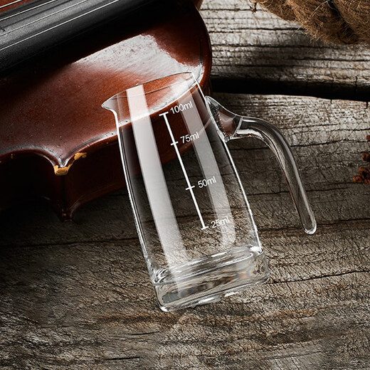 CLITON white wine cup wine pourer household with scale wine jug small wine cup 100ml white wine jug 6-piece set