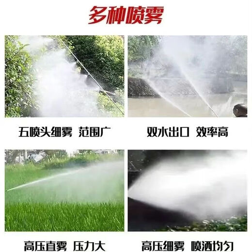 Gasoline powered hand push sprayer non-electric 2024 new high-pressure agricultural sprayer disinfection sprayer truck 300L 1 piece with 100m pipe