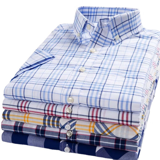 [Cotton Daddy-Anzug] High-End-Sommerhemd-Hemd-Kurzärmel-Kurzarm mittleren und jungen losen lässigen Hemden modisch und vielseitig F983 M 39