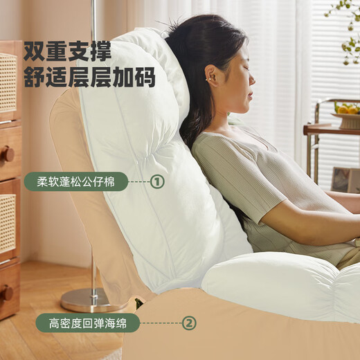 Jiayi single sofa chair can sleep first-class space e-sports cabin can rotate living room leisure sofa single fabric sofa