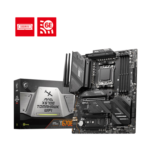 微星X670E主板搭AMD锐龙七代 主板CPU套装 板U套装 微星X670E TOMAHAWK WIFI战斧导弹 9900X散片