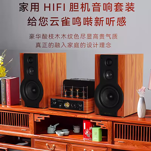 Shanshui National Subsidy S920 Audiophile Tube Amplifier HIFI Computer Mobile TV Bluetooth Audio Home Theater M980CD Combination Three-Way Speaker S920- New Version Upgraded Tube Amplifier Audiophile