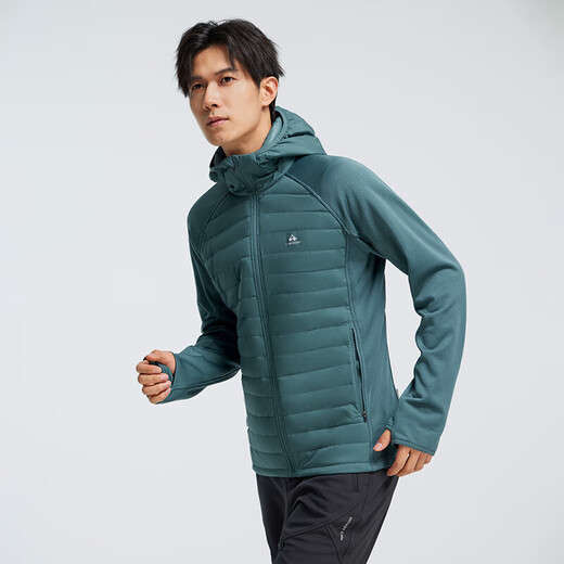 Tuoluzer 3M New Xueli Cotton Clothes Warm Clothes Winter Cotton Clothes Hooded Couple Clothes Warm Coats Men and Women Black (Men) XL