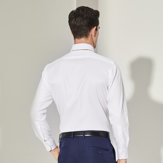 Yager [groupe acheter lien] chemise à manches longues pour hommes laits blanc 45