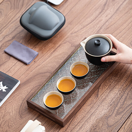 Xiduomi Travel Tea Set Quick Cup Single Outdoor Tea Kung Fu Tea Cup Portable Pot Teacher's Day Birthday Gift