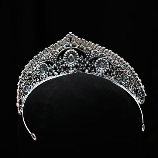 Shijun (SHIJUN) crown tiara for adults 18 years old princess elegant bride Korean super fairy shiny rhinestone crown birthday adult tiara crown gift box