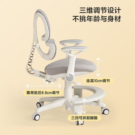 
LINSY KIDS Lin's Liftable Children's Chair Student Writing Chair [Space Gray] LS677W1-A Children's Study Chair