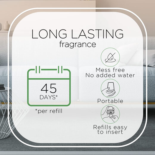 Air Wick Wick See's Wireless Essential Oil Diffuser Set Lavender Apricot Blossom Long-lasting Spray Fragrance