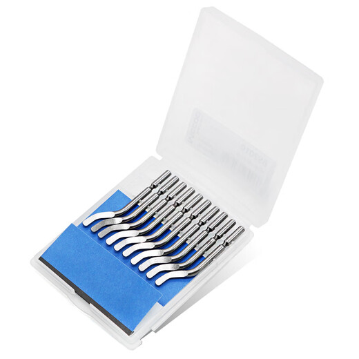 Скребок для удаления заусенцев BS1010, ручное снятие фаски с внутреннего отверстия, пластиковое лезвие из нержавеющей стали BK3010, металлическая ручка RB1000