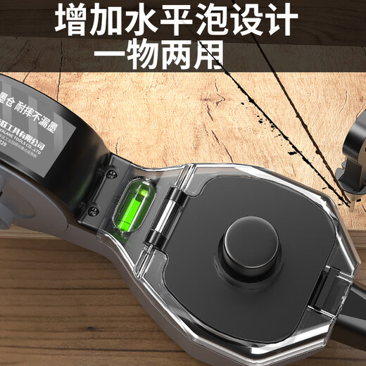 Zhengqi ink bucket line construction site setting line special carpentry hand-cranked wooden bucket spring line artifact resistant to fall manual silent fighting line drawing tool juice