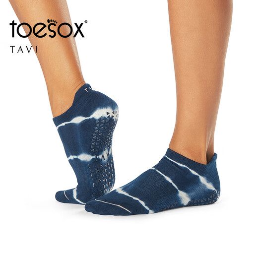 Toesox yoga socks women's non-slip professional sports socks Pilates socks sweat-absorbent and breathable Savvy TAVI co-branded coral pink S (size 34~38)