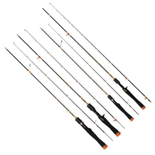 CRONYs neue Xiaoxi Qiuyun 2 Regenbogenversion der zweiten Generation, weich abgestimmte Pferdemaulrute, Mikroobjektstrom-Auswurfköderrute 2,03 m S682L/gerader Griff 2,03 m, weich abgestimmt