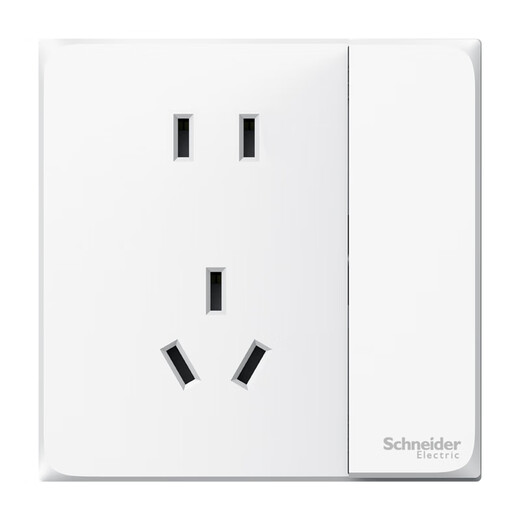 Schneider Electric de cinco agujeros con el interruptor Tipo 86 Panel de energía Panel de energía Agujeros de cinco orificios Haocheng Cream White
