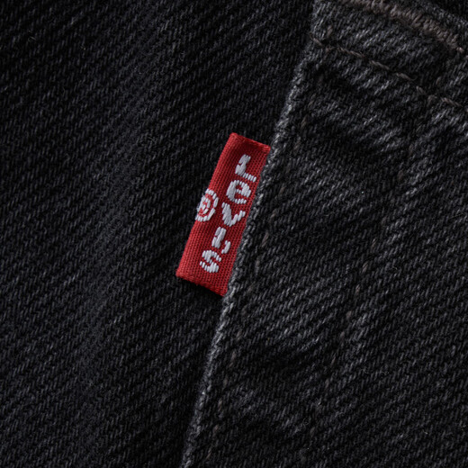 Levi's Men's 555 loose straight neo-retro denim trousers black 29 (32)