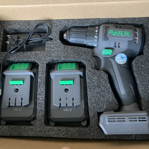 
Wen Yijia customized Fanfan 1048c brushless lithium battery flash drill electric batch electric screwdriver power tool dual battery large twist