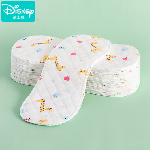 Disney Diaper Cotton Diaper Newborn Baby Mustard Meso Cloth Baby Gauze Diaper Ring Washable Supplies Cotton 20 Pack Rectangle White 6 Layers L