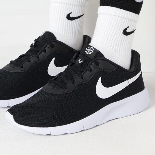 Nike (NIKE) official website ship shop women's shoes running shoes, autumn new couple's walking shoes shock-cushioned wear-resistant breathable sports shoes, new and old style mixed hair/black and white classic TANJUN/small 37.5