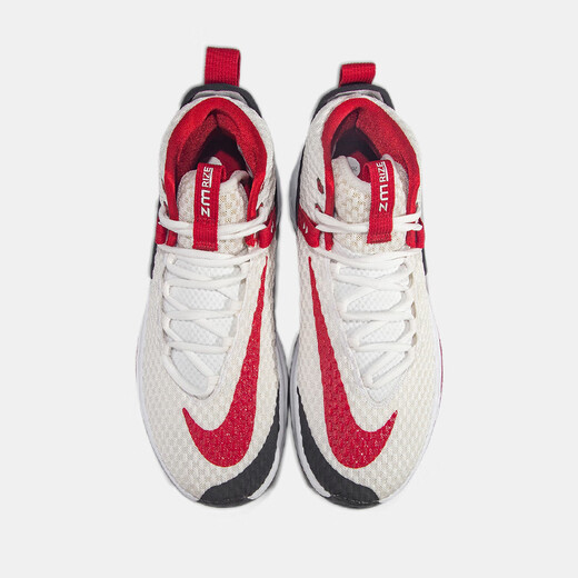 Nike (Nike) Casual Shoes Men's Shoes Summer New Sports Shoes Zoom Rize Практические тренировочные баскетбольные туфли BQ5398-101 FD9904-111 Black, White и Red 40